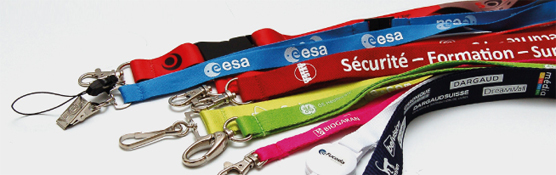 Cordons lanyards personnalisés